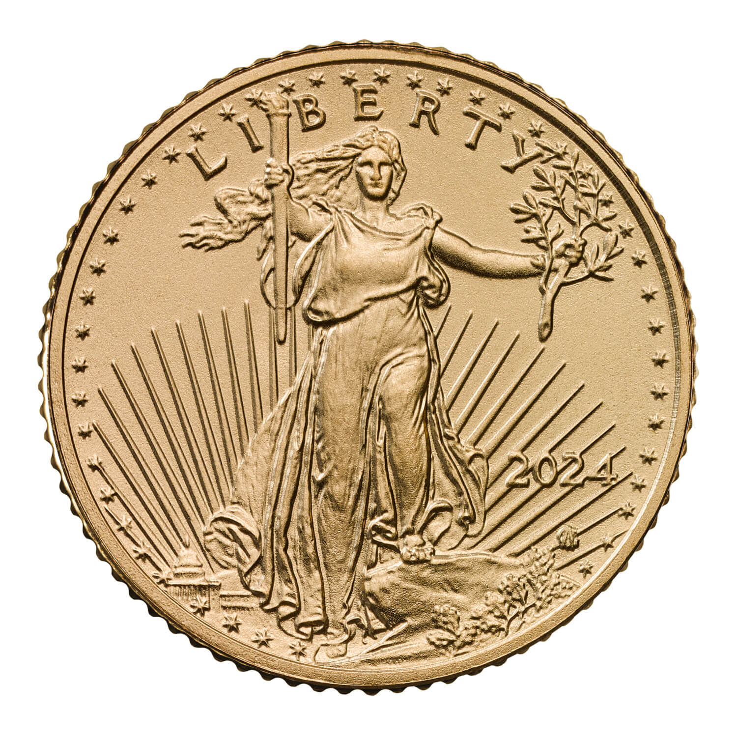 American Eagle 1 10oz 2024 Gold Bullion Coin The Royal Mint