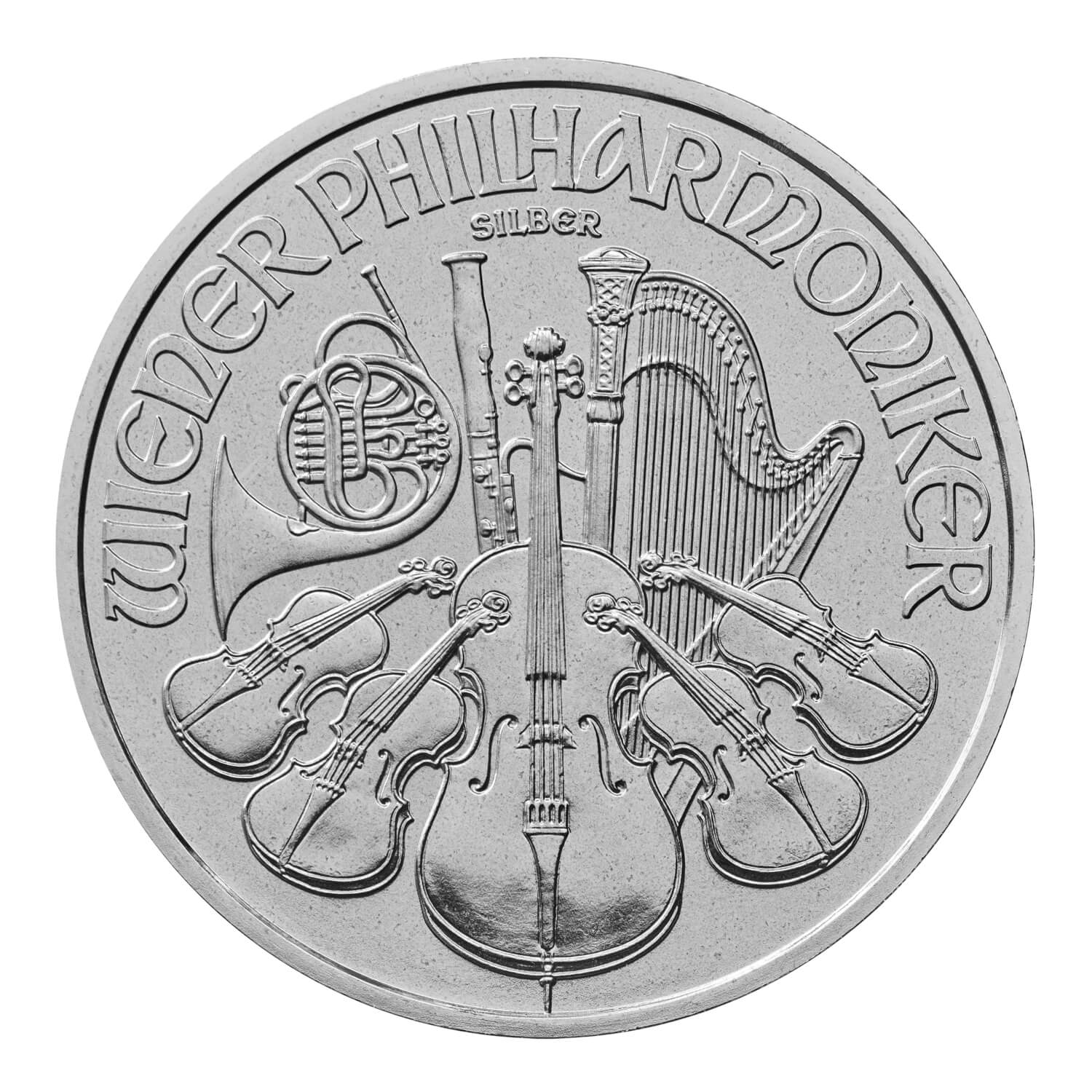 Austrian Philharmonic 2024 1oz Silver Bullion Coin The Royal Mint