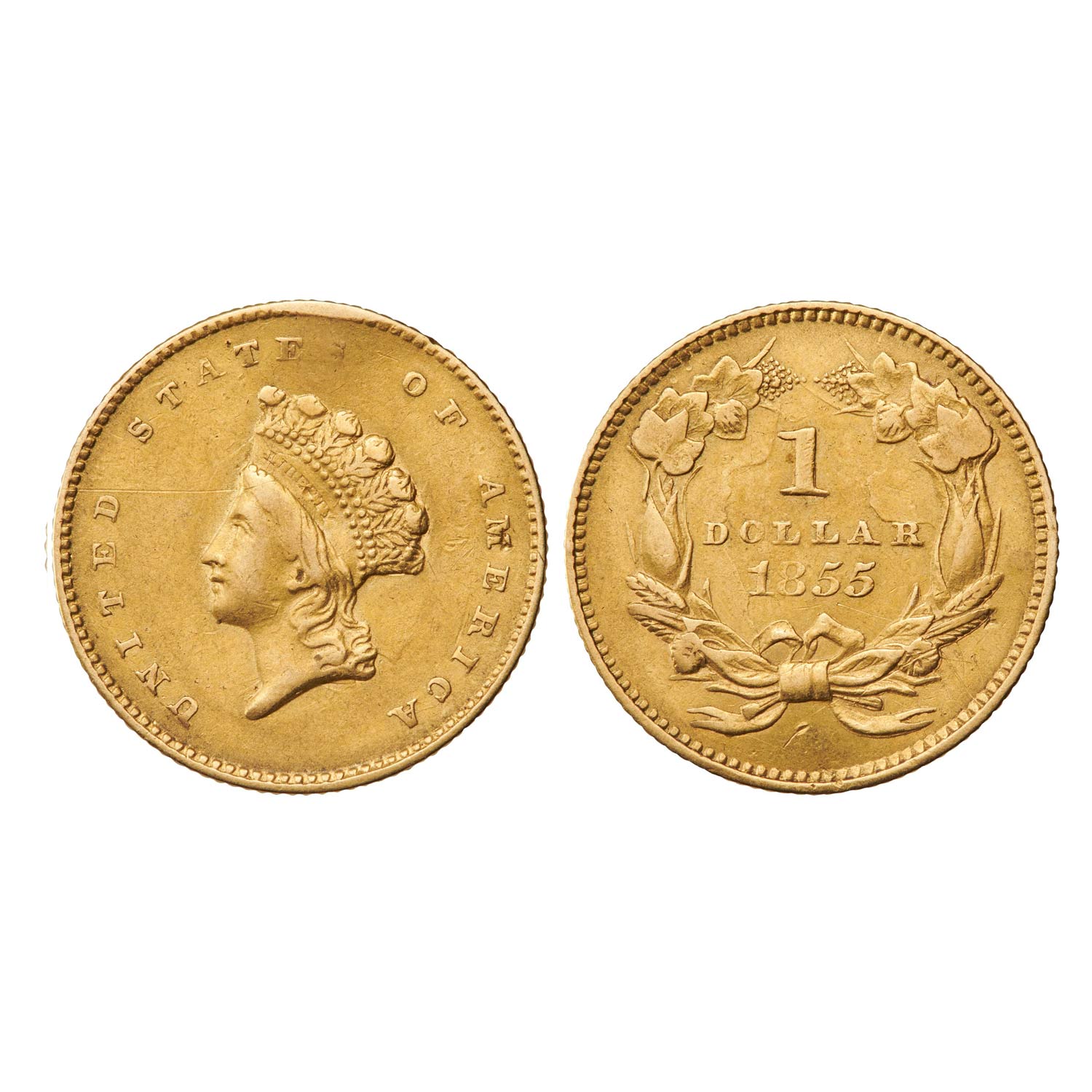 US Liberty Head Gold 1 Type 2 EF The Royal Mint