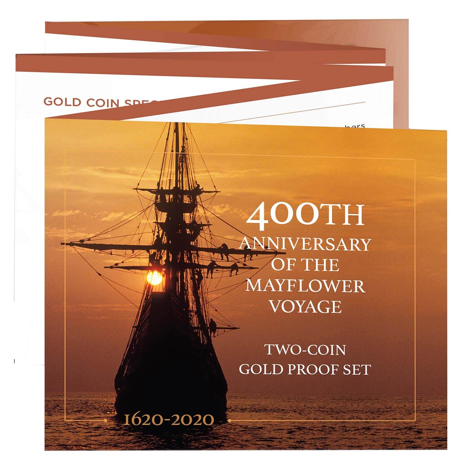 400th Anniversary of the Mayflower Voyage Two-Coin Gold Proof Set