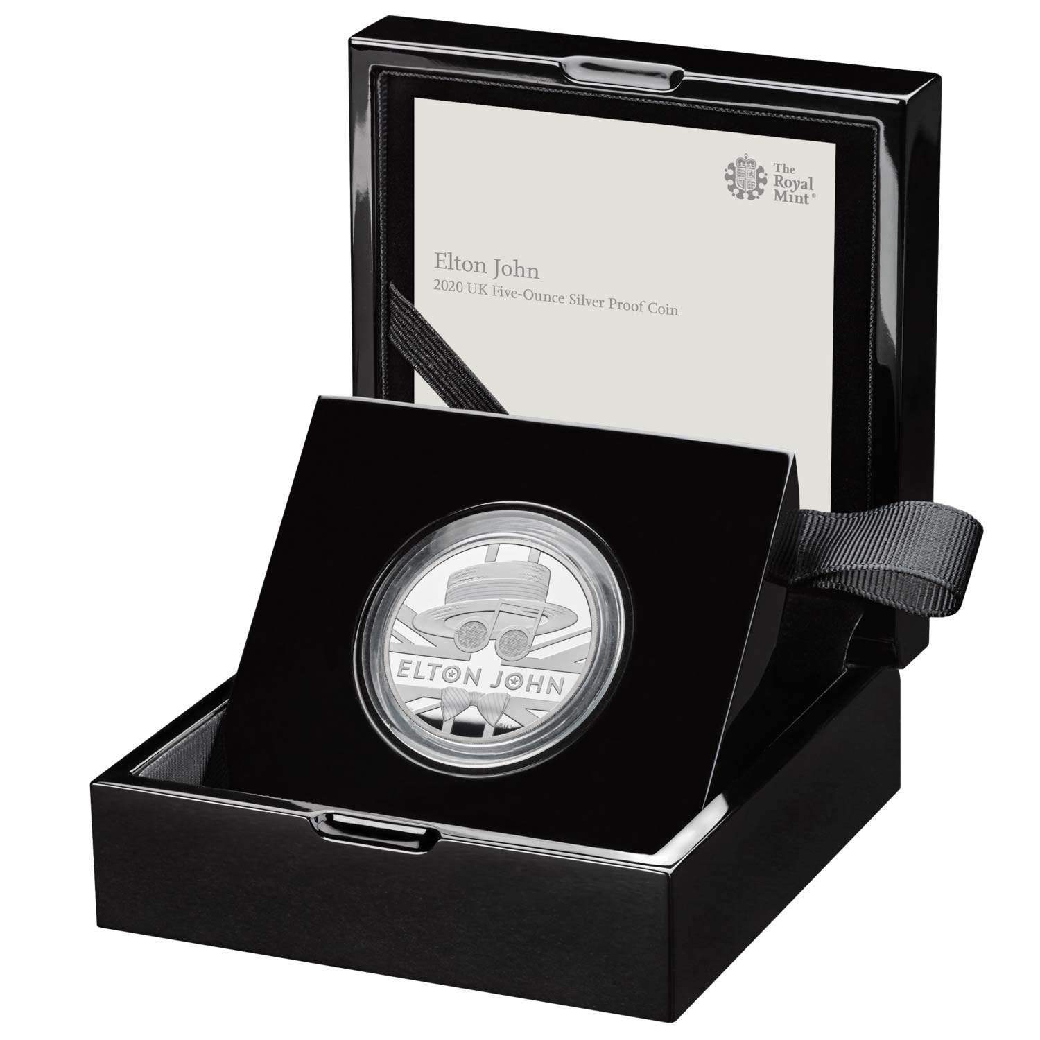 Elton John 2020 Five Ounce Silver Proof Coin | The Royal Mint