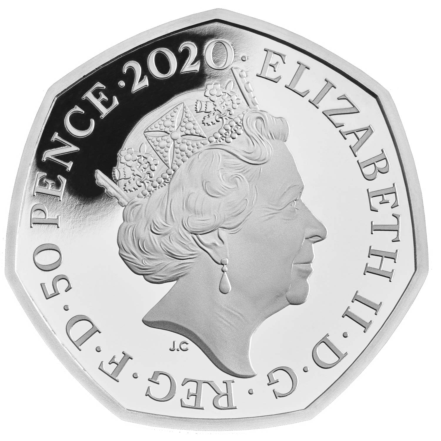 Rosalind Franklin 2020 UK 50p Silver Proof Piedfort Coin | The