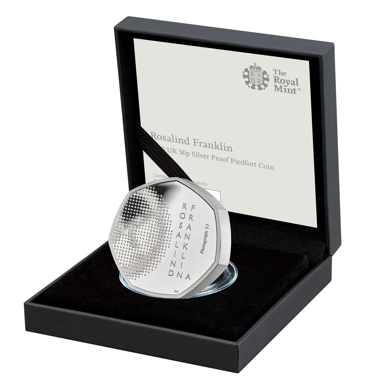 Rosalind Franklin 2020 UK 50p Silver Proof Piedfort Coin | The