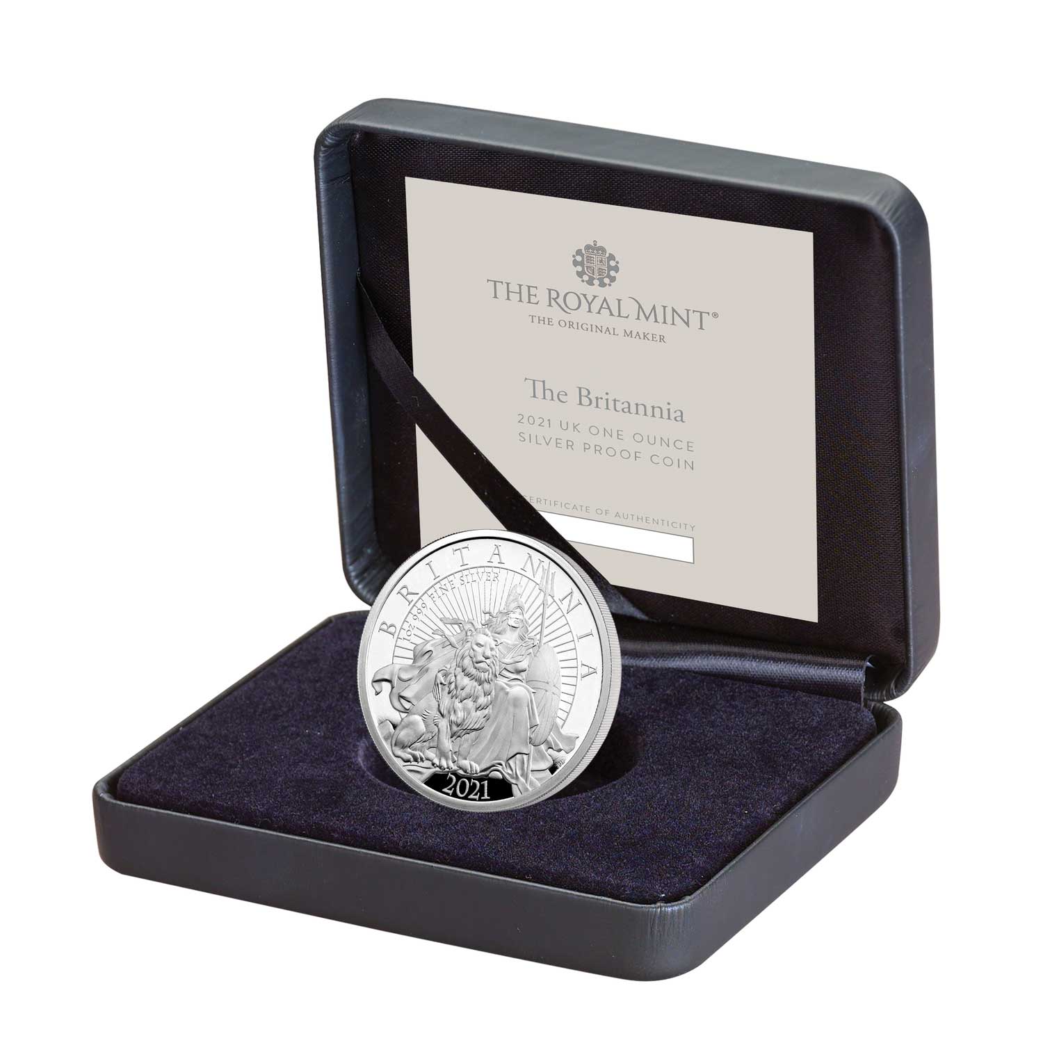 The Britannia 2021 UK One-Ounce Silver Proof Coin