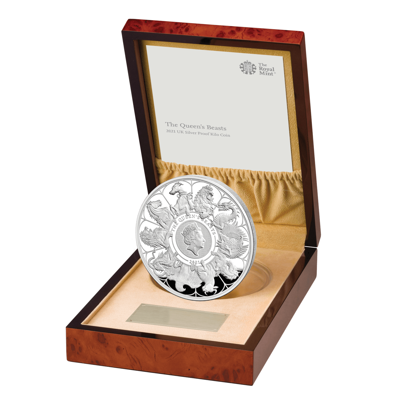 The Queen's Beasts 2021 UK Silver Proof Kilo Coin