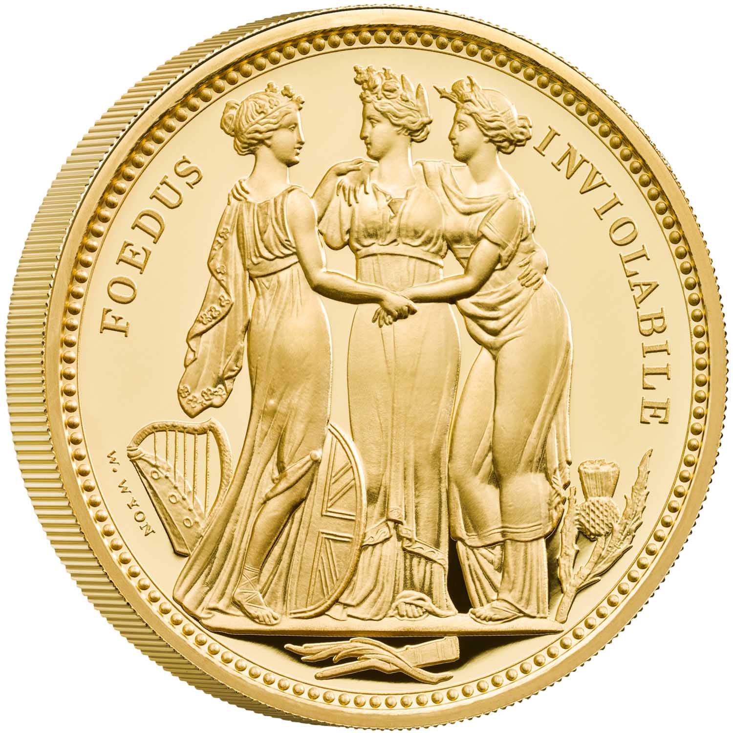 Three Graces 2020 UK Five Ounce Gold Proof Coin The Royal Mint