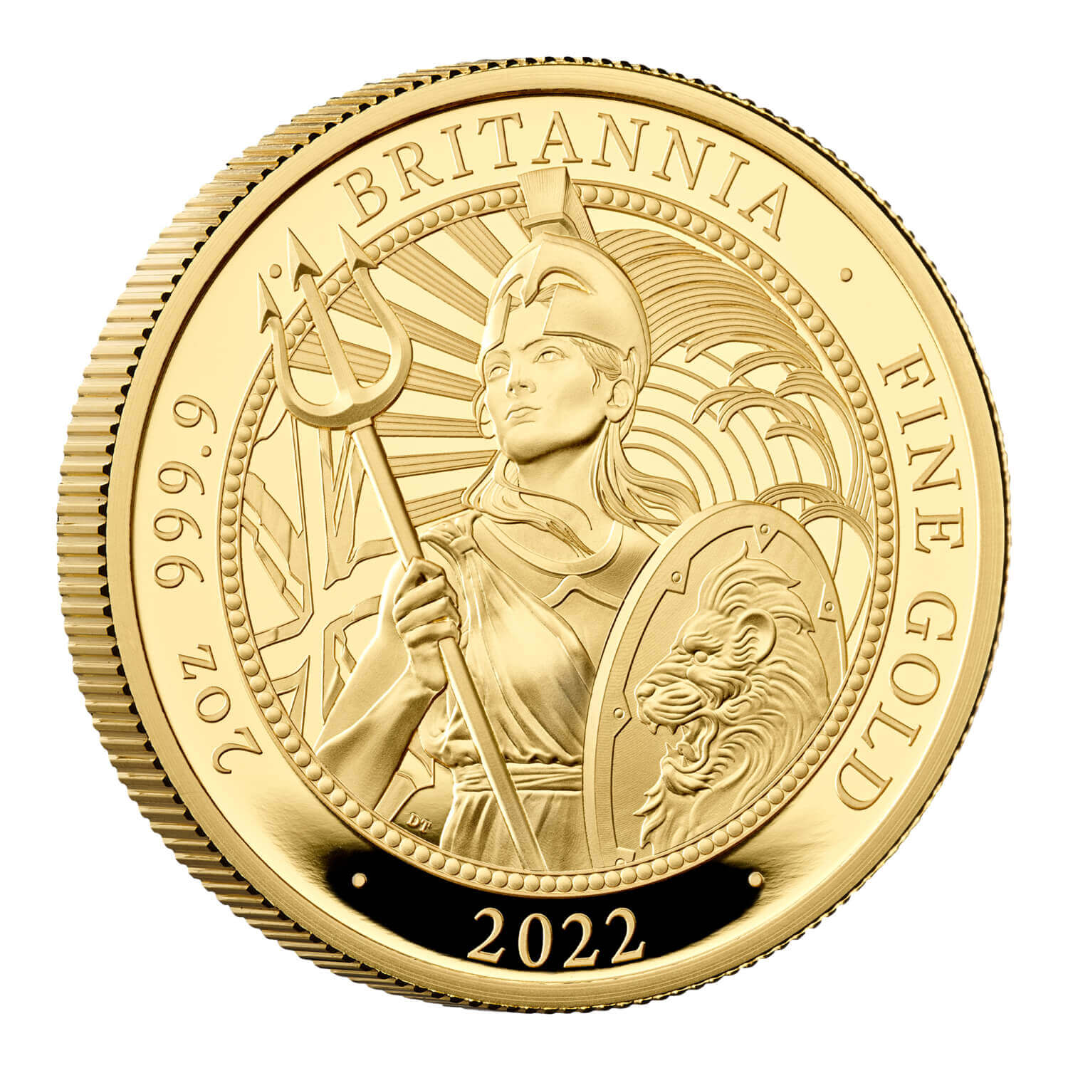 Britannia 2022 UK 2oz Gold Proof Coin The Royal Mint