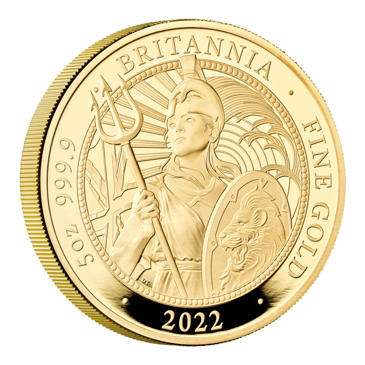 The Britannia 2022 UK 5oz Gold Proof Coin The Royal Mint