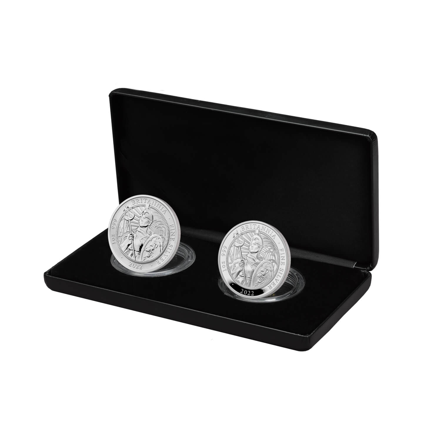The Britannia 2022 UK 2-Coin Silver Proof Set | The Royal Mint