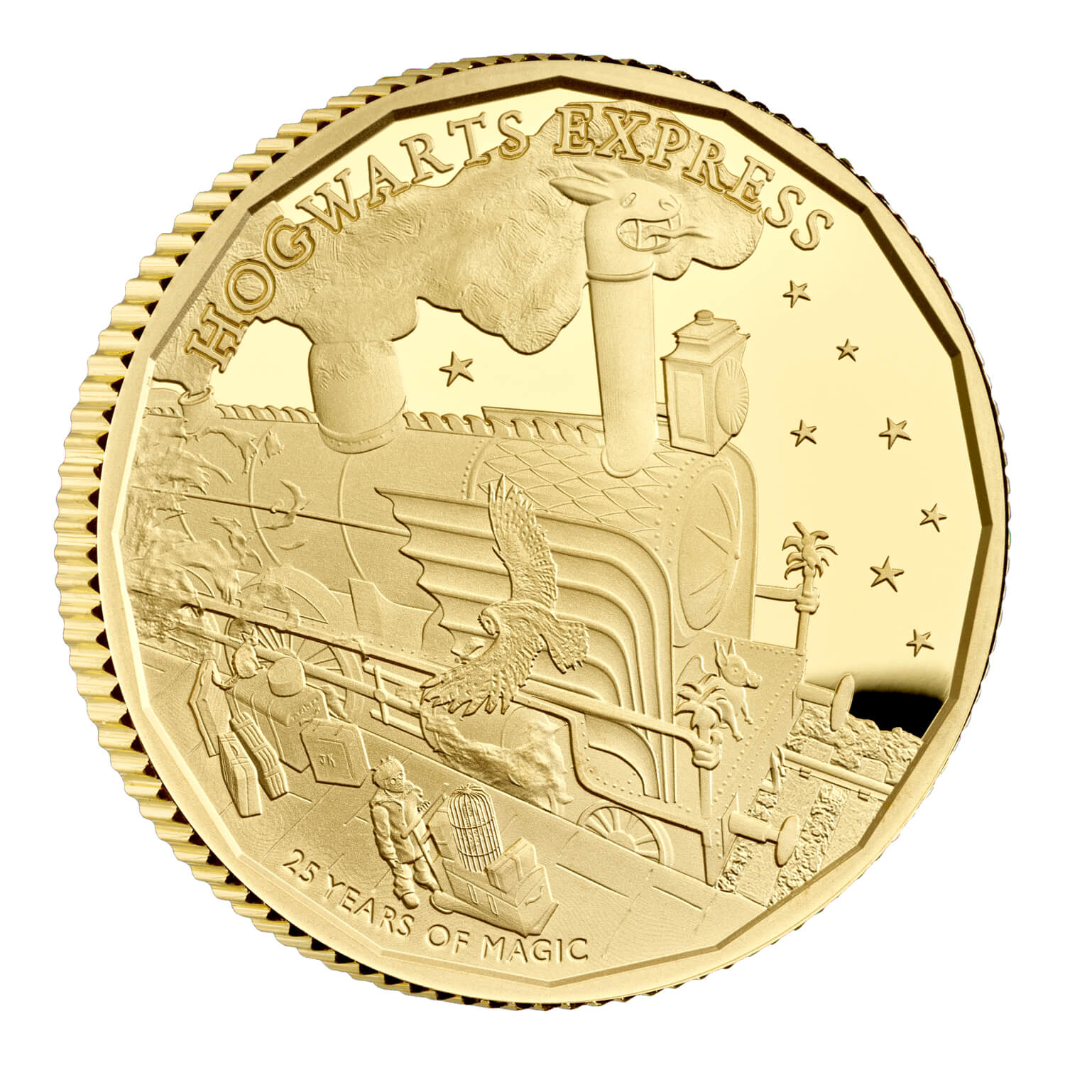 Hogwarts Express 2022 UK 1 4oz Gold Proof Coin The Royal Mint