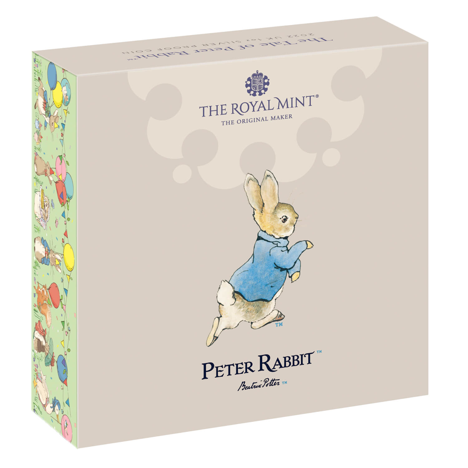 Peter Rabbit™ 2022 UK 1oz Silver Proof Colour Coin