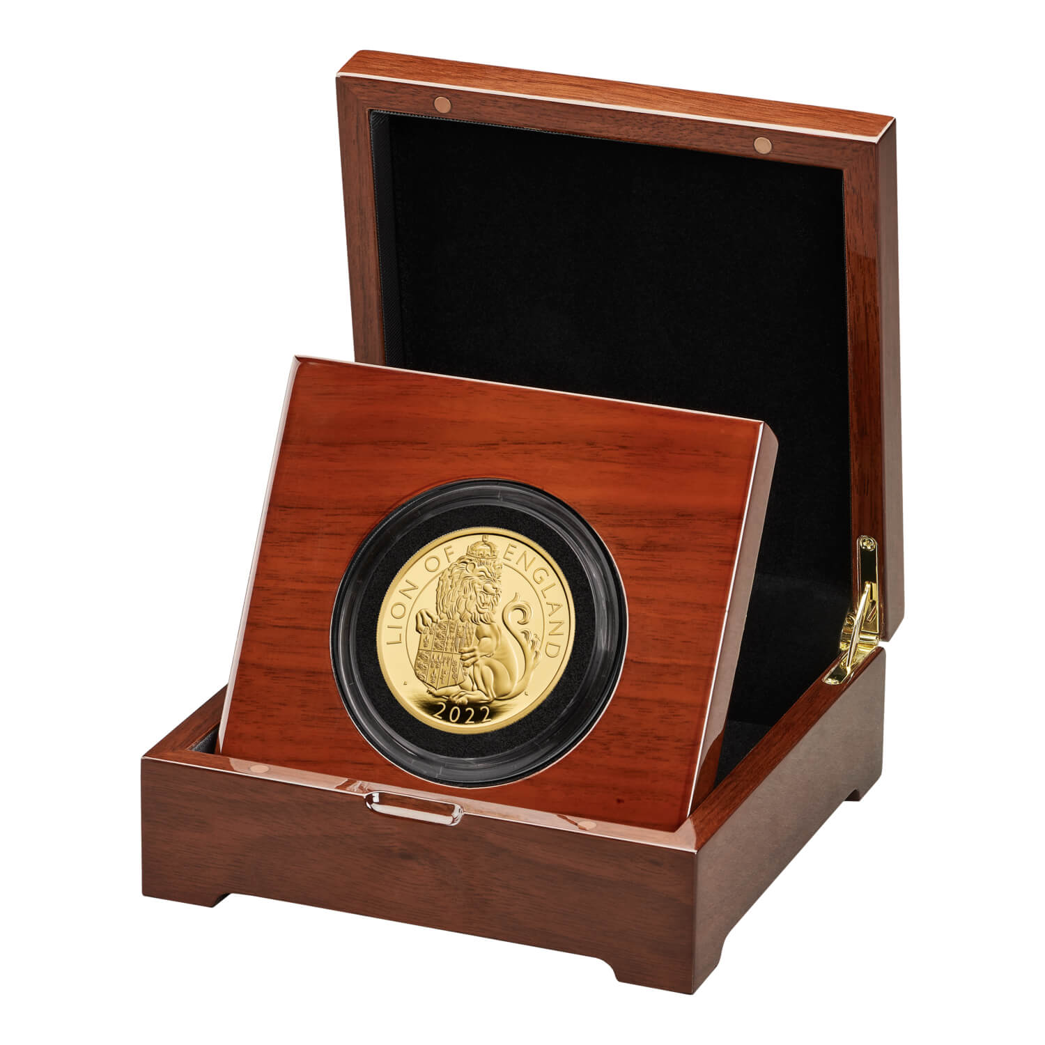 Royal Tudor Beasts Lion of England 2022 UK 1/4oz Gold Proof Coin TRM