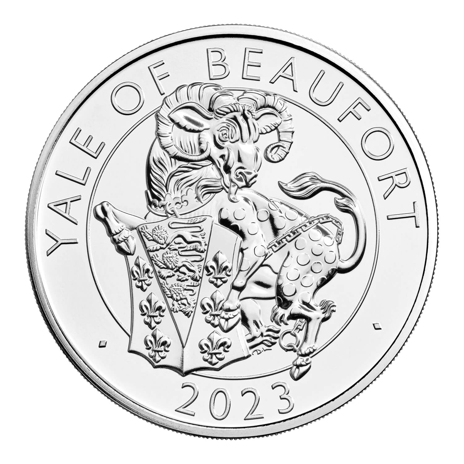 Royal Tudor Beasts Yale Beaufort 2023 £5 Brilliant Uncirculated Coin