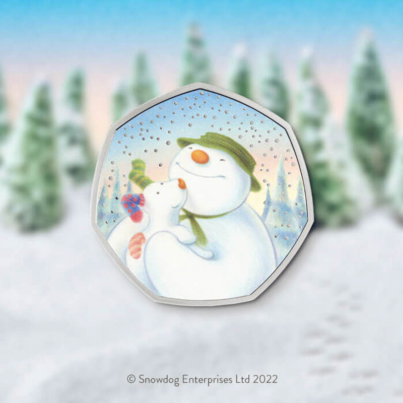 The Royal Mint celebrates ten years of friendship and fun with The Snowman™ and The Snowdog official 50p coin