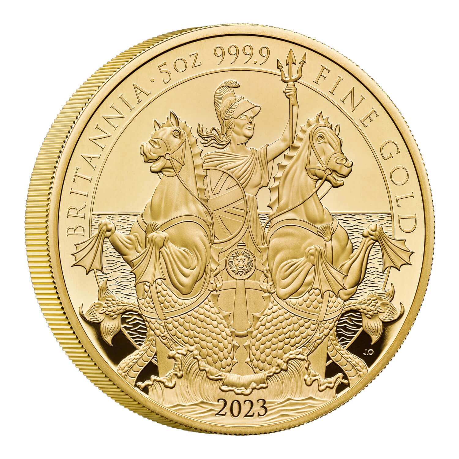 The Britannia 2023 UK 5oz Gold Proof Coin The Royal Mint