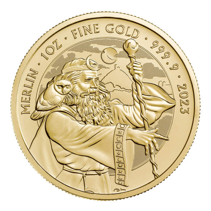 MERLIN 2023 ONE OUNCE GOLD BULLION COIN