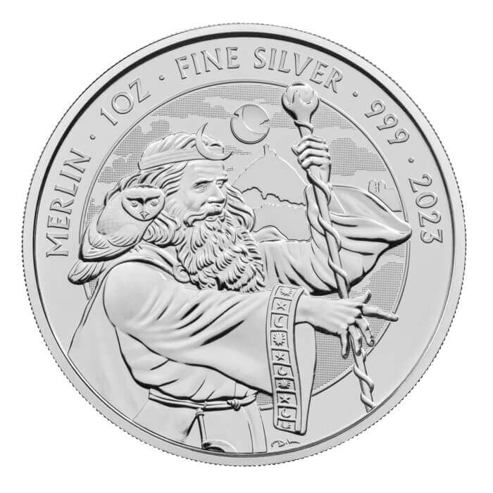 MERLIN 2023 ONE OUNCE SILVER BULLION COIN