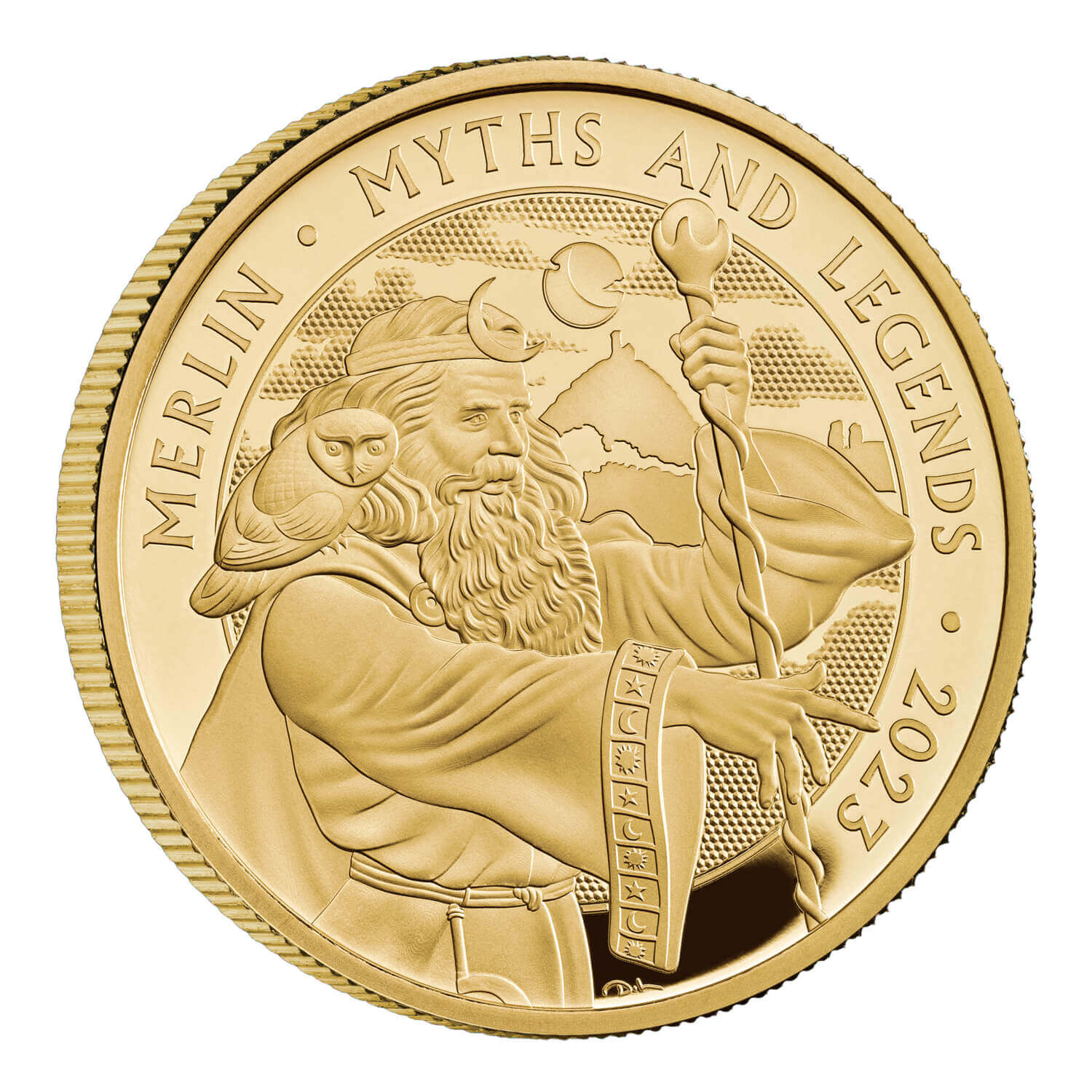 Myths and Legends Merlin 2023 UK 1oz Gold Proof Coin The Royal Mint