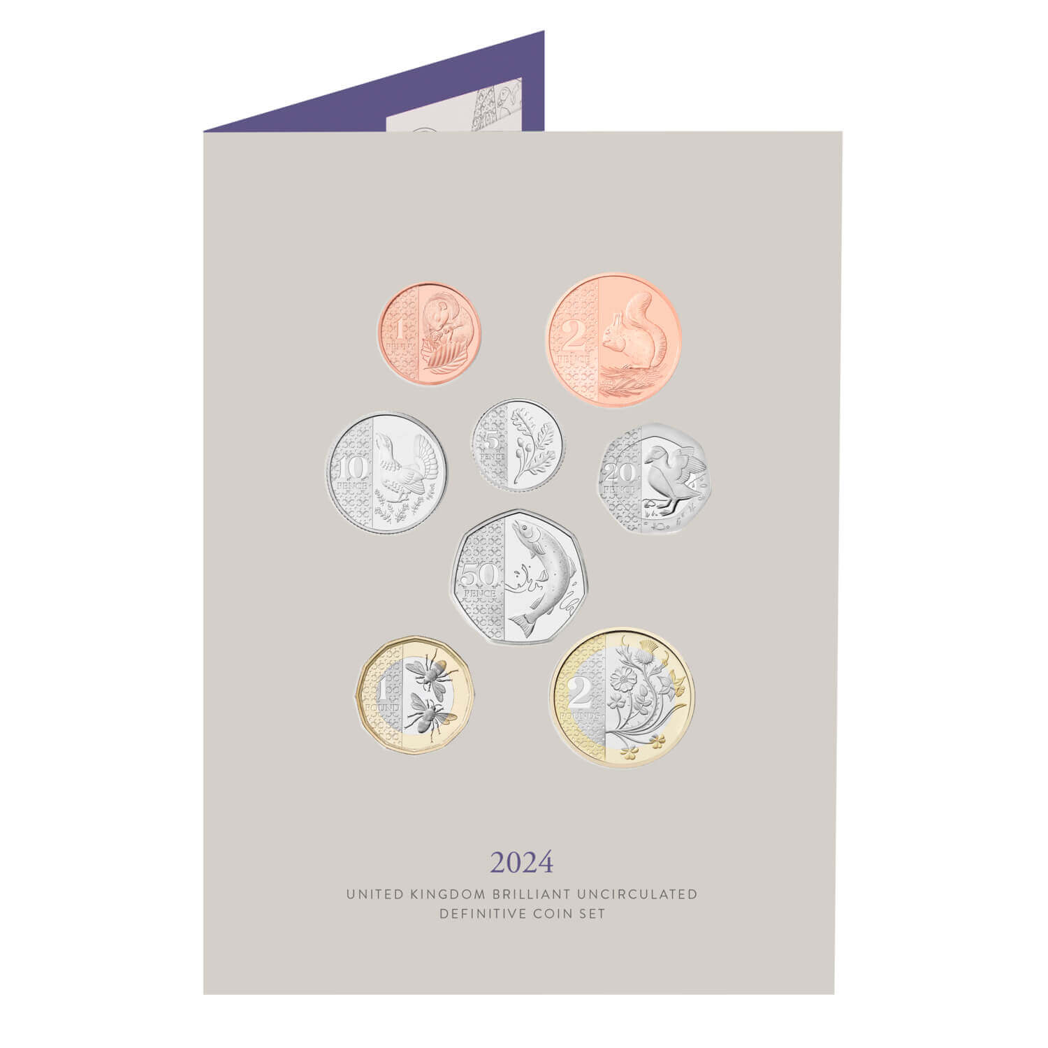 Duw24   The 2024 United Kingdom Brilliant Uncirculated Definitive Coin Set Front 1500x1500 F3a2c67 