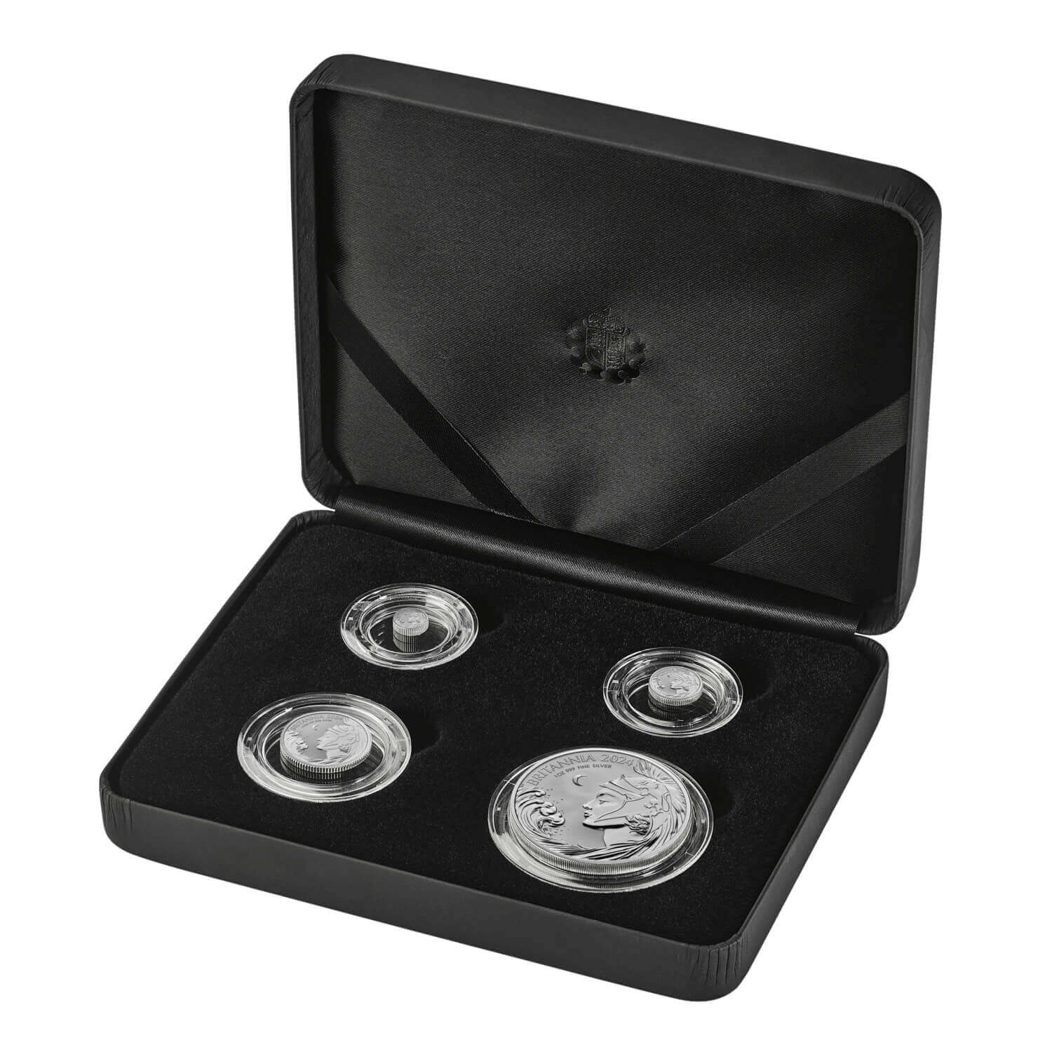 2024 Britannia UK Fractional Silver Reverse Frosted Set The Royal Mint