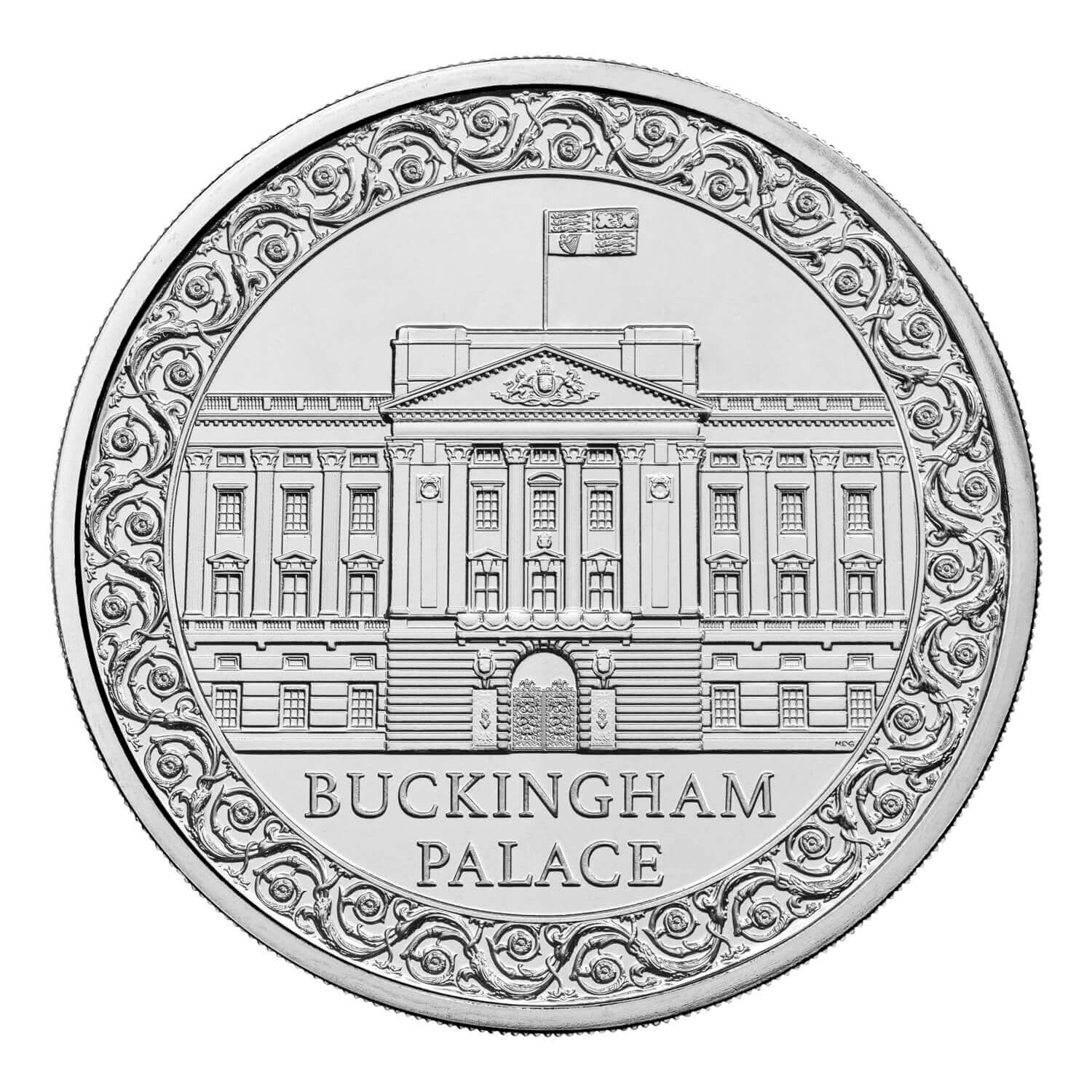 Buckingham Palace 2024 UK 5 Brilliant Uncirculated Coin The