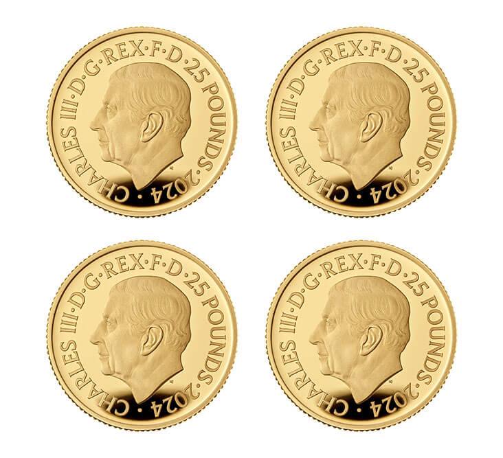 Star Wars 2024 UK 1/4oz Gold Proof Four-Coin Collection | The 