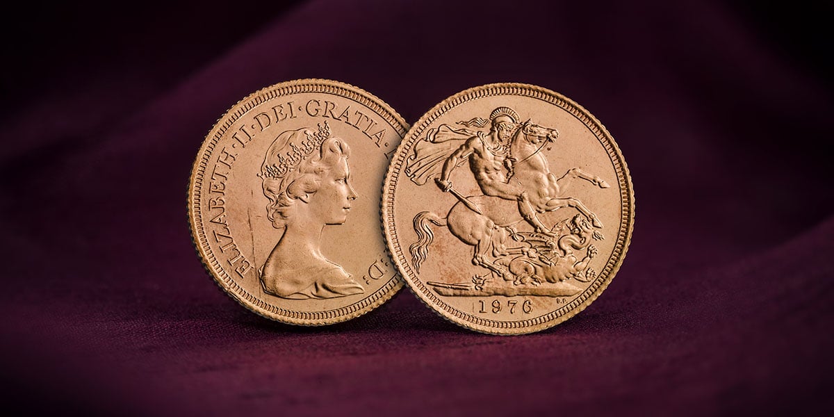 1974 Elizabeth II Gold Sovereign Coin