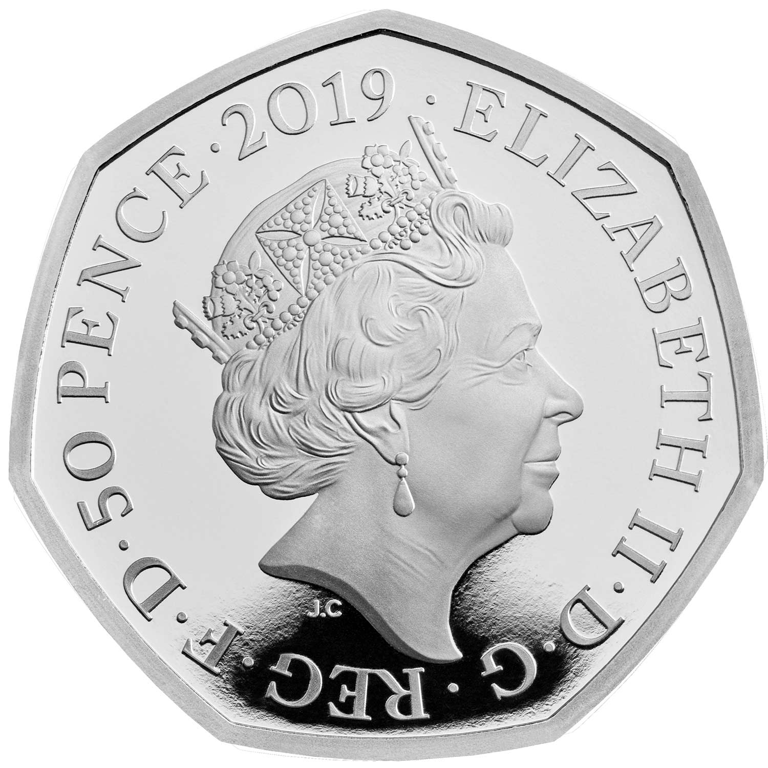 Peter Rabbit 2019 Uk 50p shops Silver Proof Coin