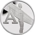 A - Angel of the North 10 Pence Silver