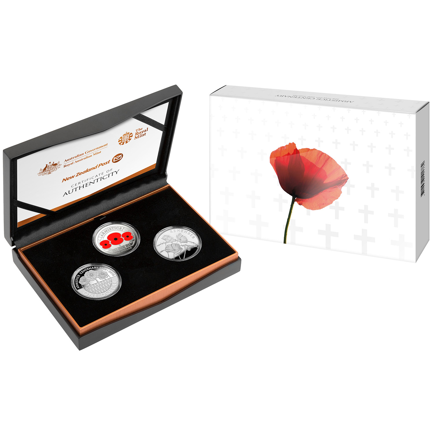 Armistice Centenary 2018 Three Coin Silver Proof Set