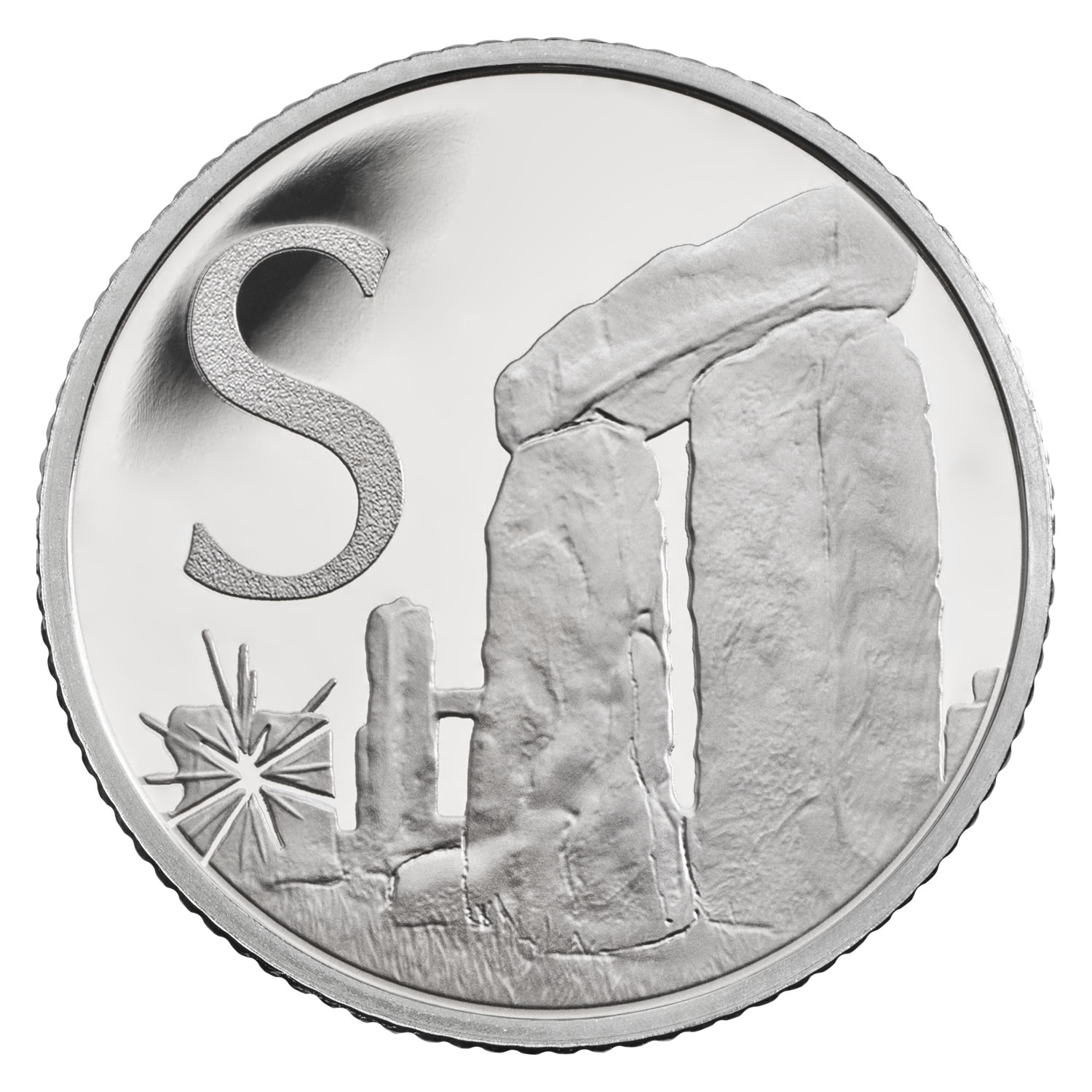 S Stonehenge 2018 UK 10p Silver Proof Coin The Royal Mint