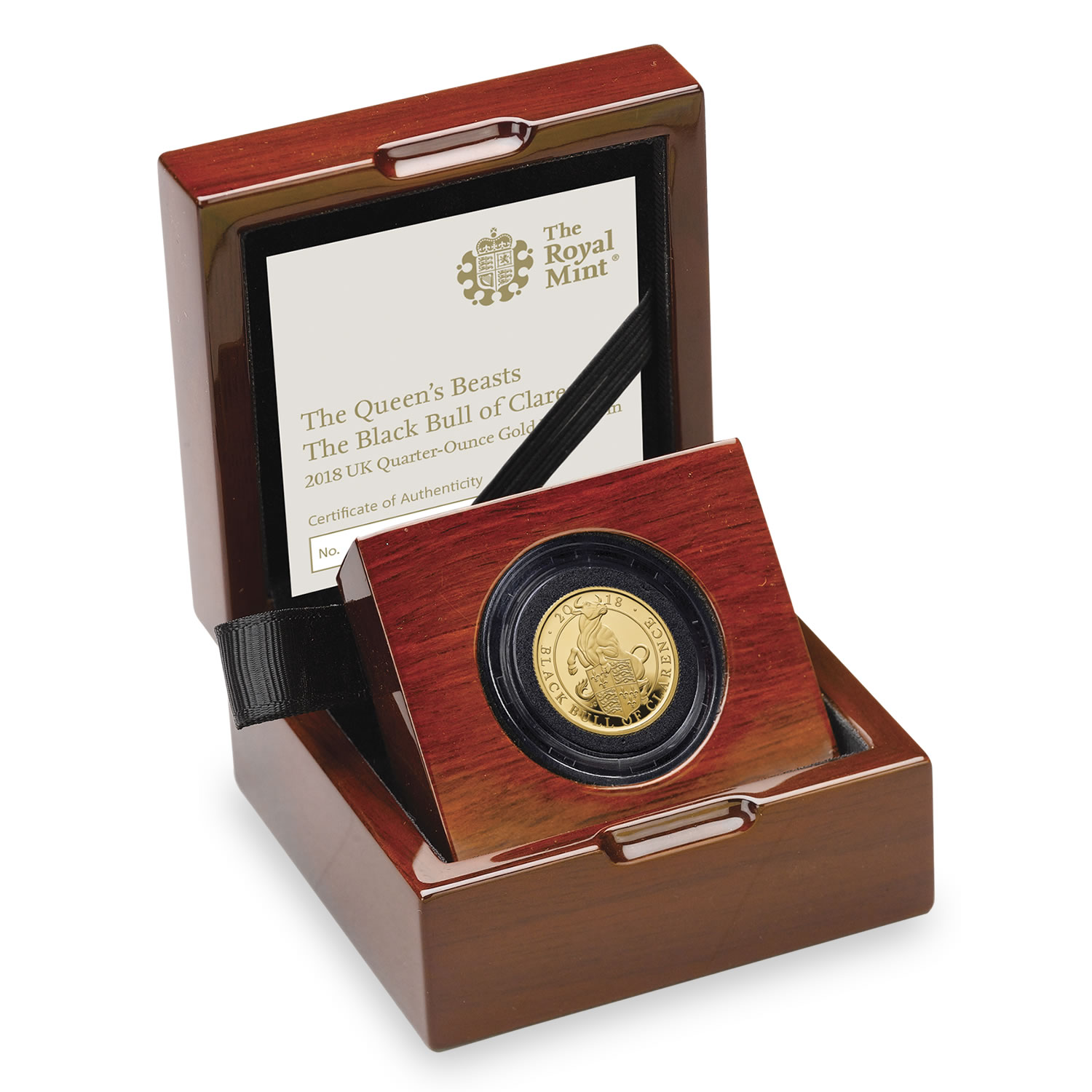 Black Bull of Clarence 2018 UK 1/4 Oz Gold Proof Coin | Royal Mint