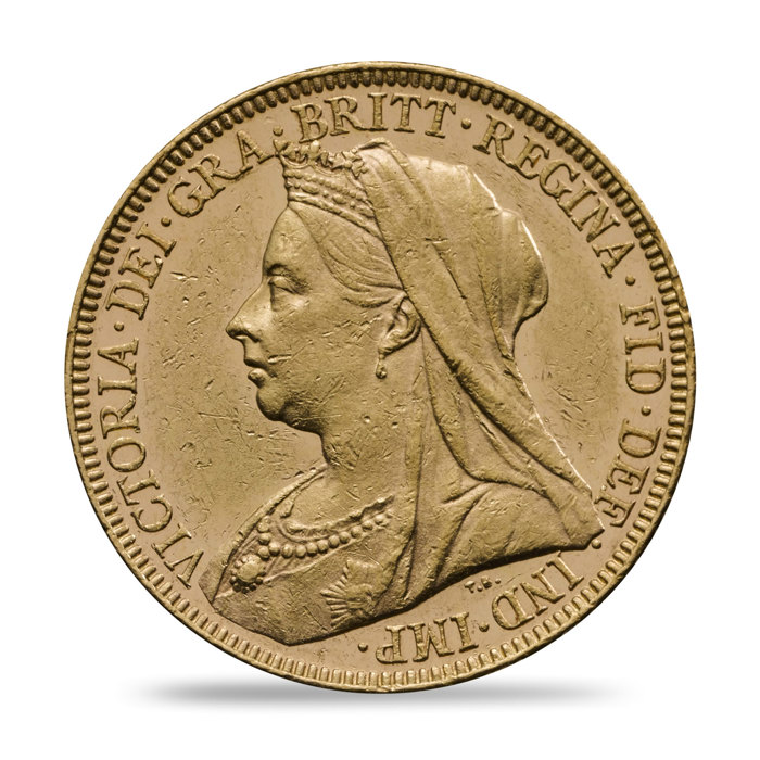 1897 Victoria Sovereign, Melbourne Mint Mark