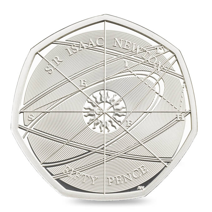 Sir Isaac Newton Silver Proof Piedfort Coin | The Royal Mint